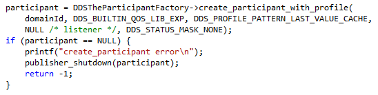 Using a built-in profile in code. Using a built-in profile in code.