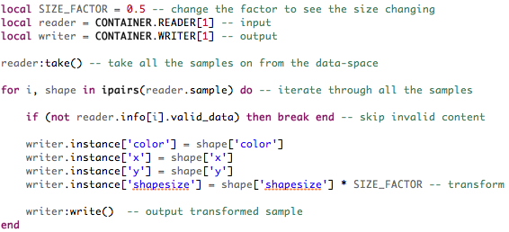 Shapes Demo in Lua Shapes Demo in Lua